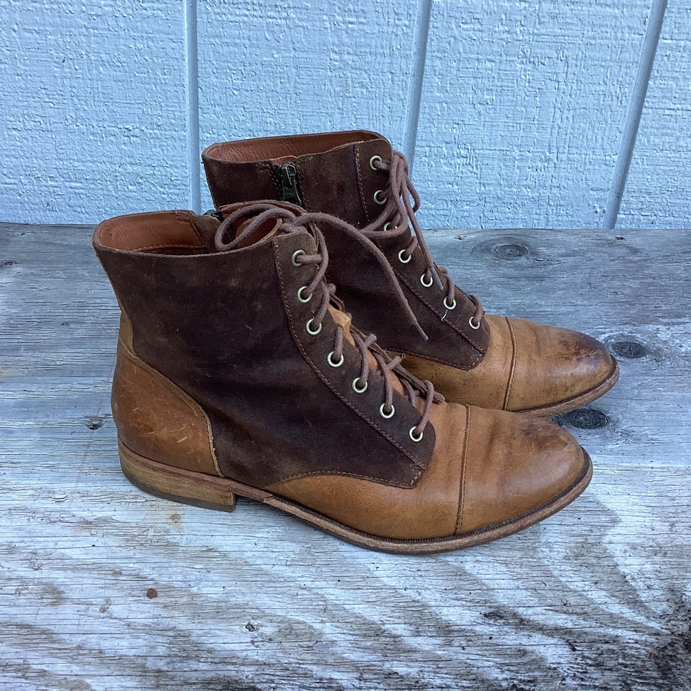 Kork-Ease suede leather BOOTIES boots 9